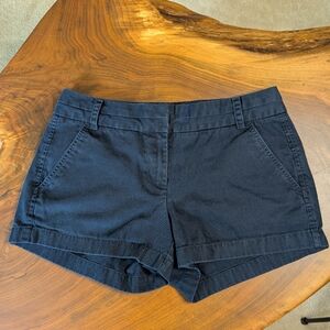 J. Crew Blue Chino Shorts Size 4